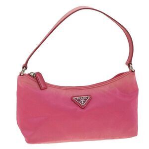 PRADA Accessory Pouch Nylon Pink